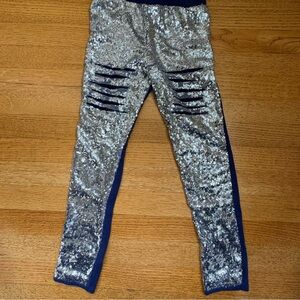 American Girl Sequins Leggings XS